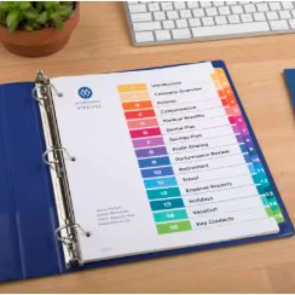 Avery Ready Index 15 Tab Binder Dividers